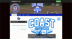 Desktop Screenshot of losososlittleleague.com